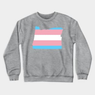 Trans Pride Oregon Crewneck Sweatshirt